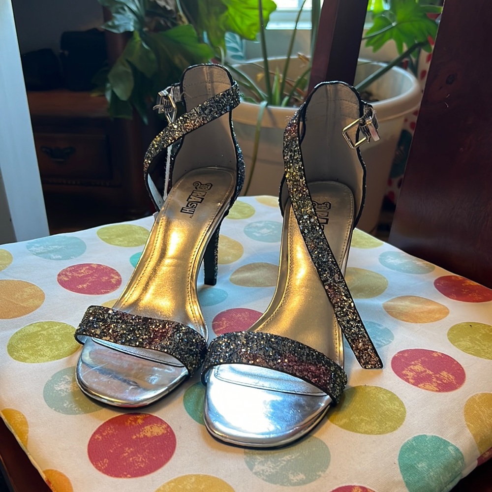 Size 9 Sparkle Galaxy Glitter Heels